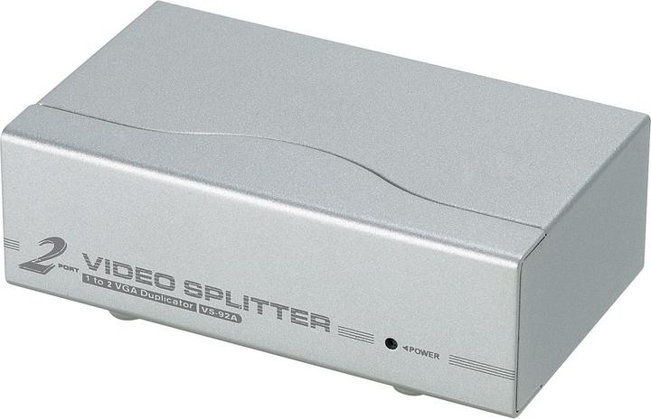 Immagine prodotto Aten VS92A, Splitter VGA a 2 porte con amplificatore di segnale fino a 30 m