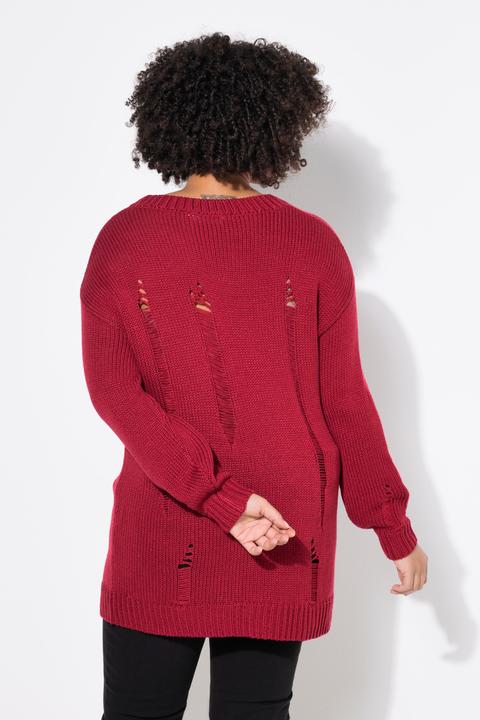 Produktbild Angel of Style Pullover, Loose Fit, Destroyed-Look (54)