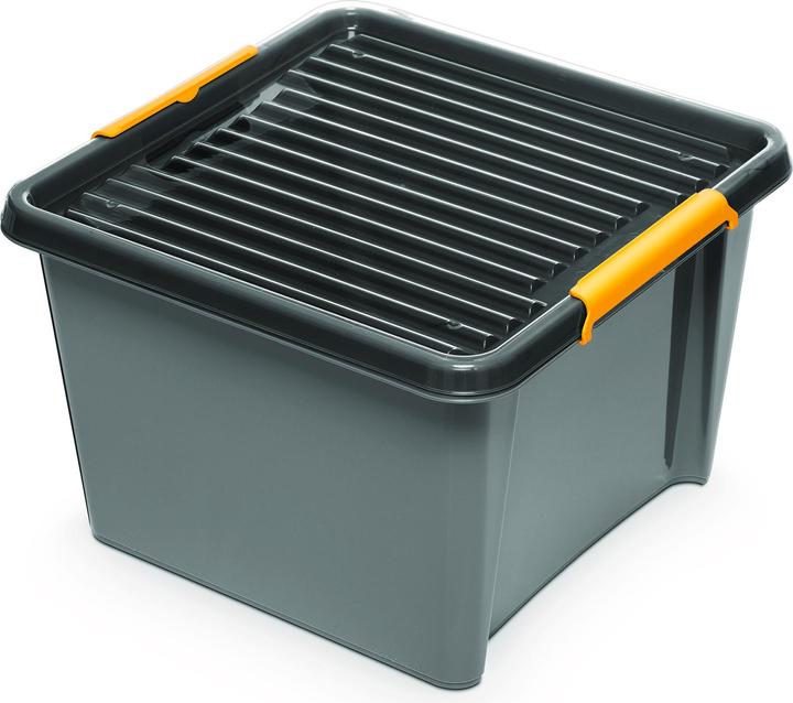 Actual product image Orplast Grey lid box from Universal SolidStore 25 l part (25 l)