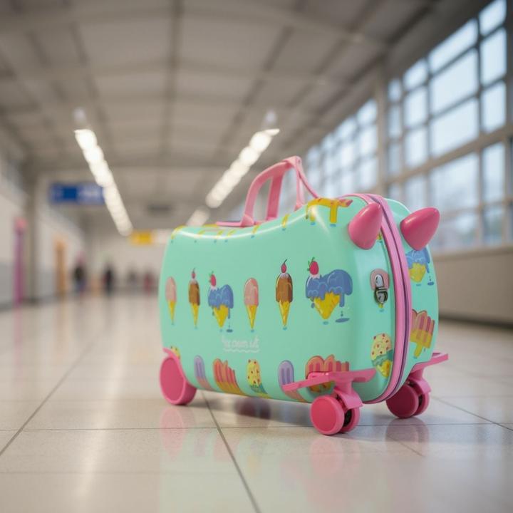 Produktbild Hermex Kinderkoffer Hartschalenkoffer Reisegepäck Kindertrolley Koffer (18 l, Handgepäck (bis 50l))