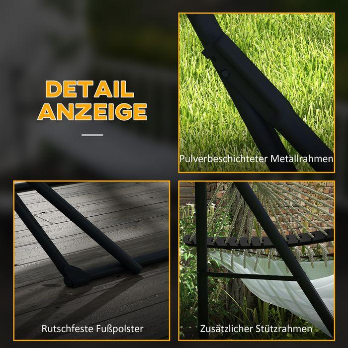 Produktbild Swisshandel24 Hängemattengestell, Hängestuhlgestell, Hängemattenständer mit Hängematte, Tragetasche, bis 120 Belas (120 kg)