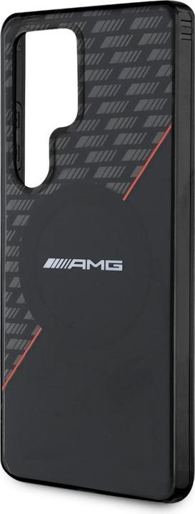 Produktbild Mercedes AMG Double Layer Rhombs MagSafe Case for Samsung Galaxy S25 Ultra - Black/Red (Samsung Galaxy S25 Ultra)