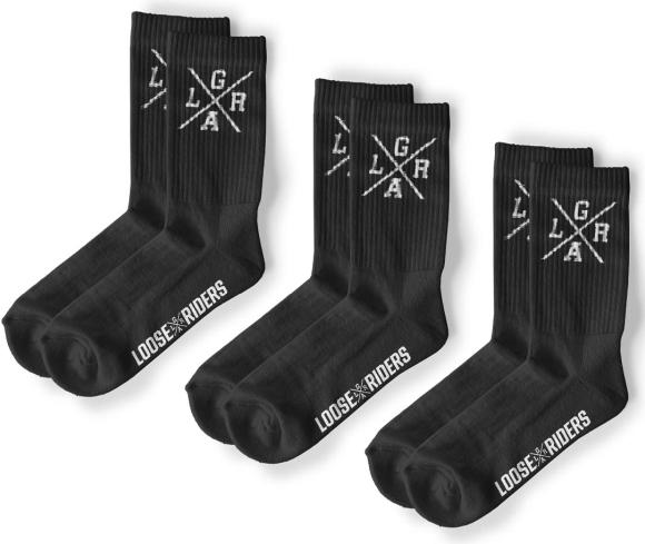 Loose Riders 3 Pack Logo (3er Pack, One Size)