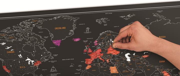 Actual product image Luckies Chalkboard Map (World map, 100 x 45.5 cm)