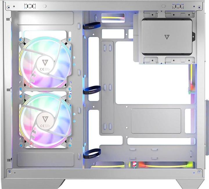 Immagine prodotto Modecom Vulcano Obudowa Panorama Apex ARGB 5F biała (AT-PANORAMA-5F-ARGB-20-000000-0002) (ATX, mATX, ITX)