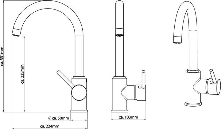 Image du produit Schütte CASALLA Robinet d'évier basse pression