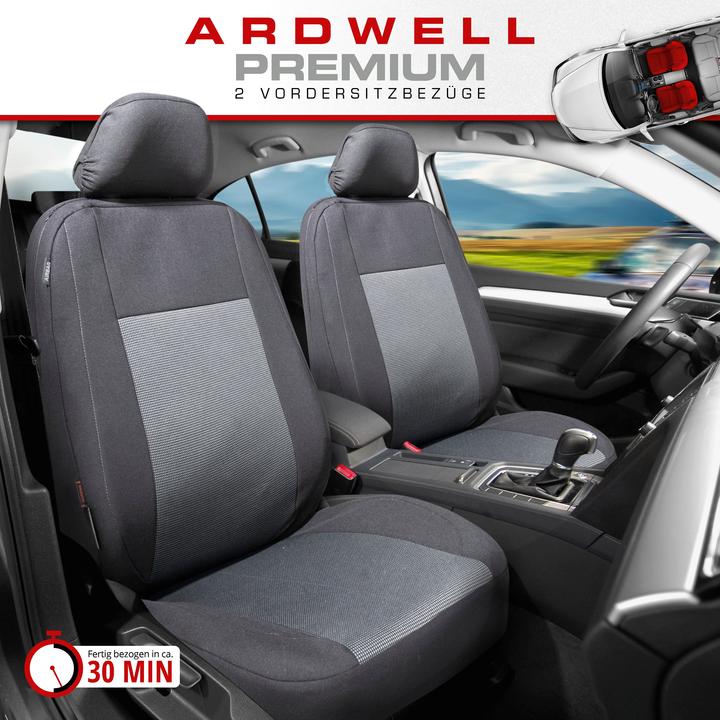 Image du produit Walser Housse de siège auto ZIPP-IT Premium Ardwell, housse de siège auto pour 2 sièges avant avec système