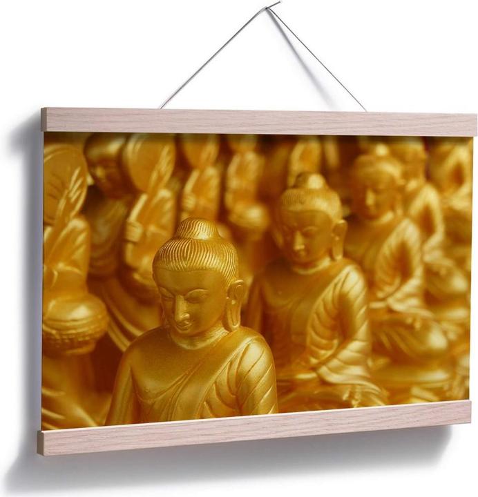 Actual product image Trenddeko Golden Buddha (60 x 40 cm)