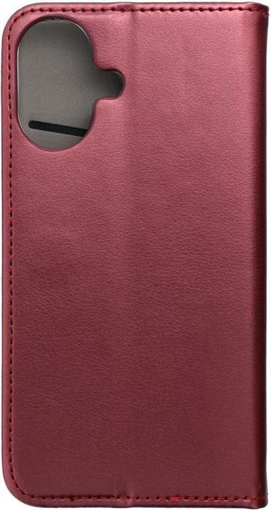 Immagine prodotto OEM Book case SMART MAGNETO Book case for IPHONE 16 burgundy (Apple iPhone 16)