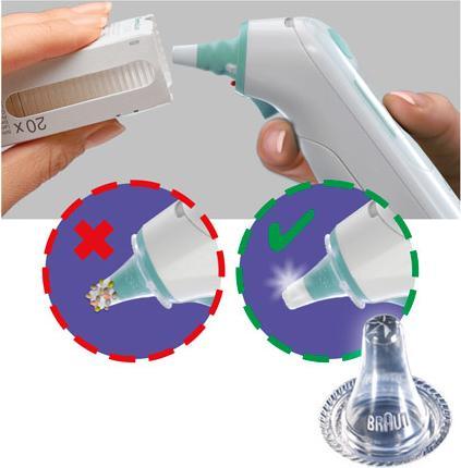 Produktbild Braun ThermoScan 5 IRT 6020 inklusive Schutzkappen (Ohr)