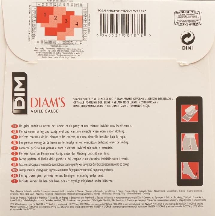 Produktbild DIM Diam's Voile Galbé (22 DEN, 38 - 40)