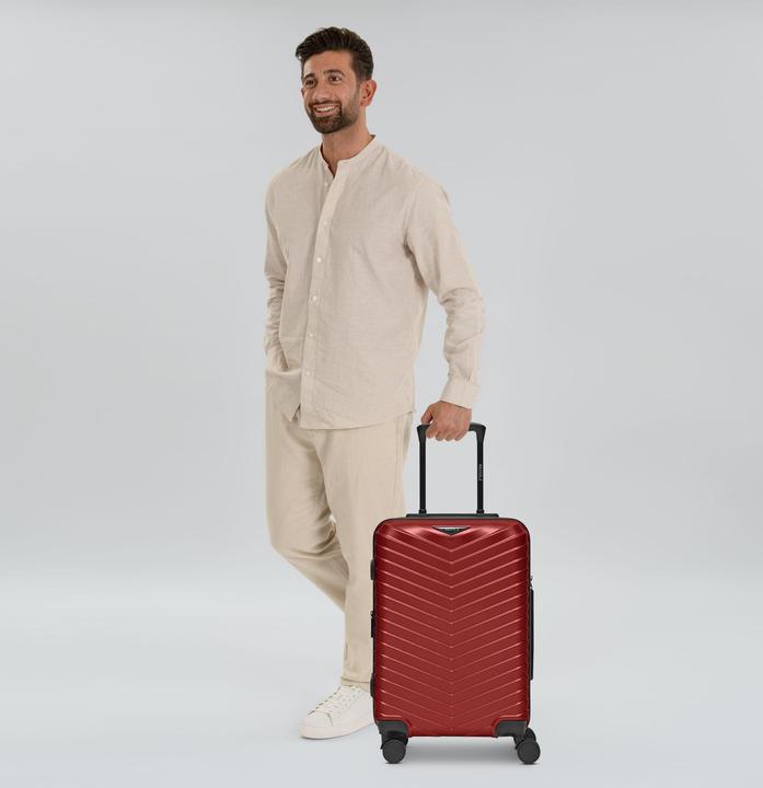 Produktbild Redolz Essentials 18 4 Rollen Kabinentrolley 55 cm mit Dehnfalte (44 l, Handgepäck (bis 50l))
