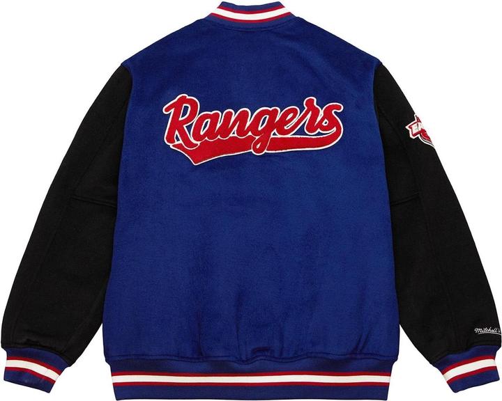 Actual product image Mitchell & Ness M&N Legacy Varsity Wool Jacket - NHL New York Rangers - XL (XL)