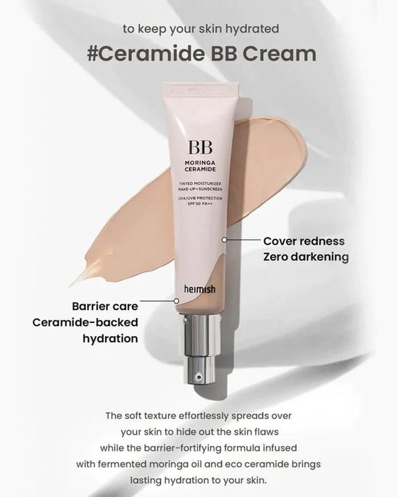 Immagine prodotto Heimish Moringa Ceramide SPF 30 27N Abbronzatura chiara (27N Tan chiaro)