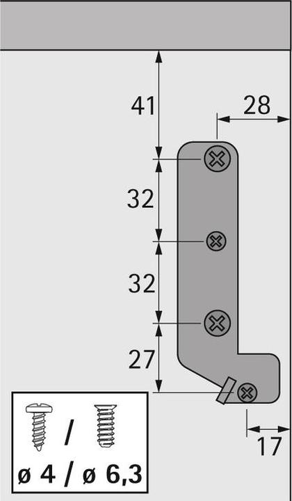 Produktbild Hettich Klappenstützen Lift Junior