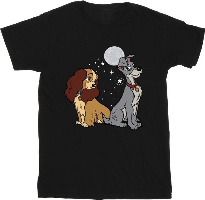 Disney Lady And The Tramp Moon TShirt Mädchen