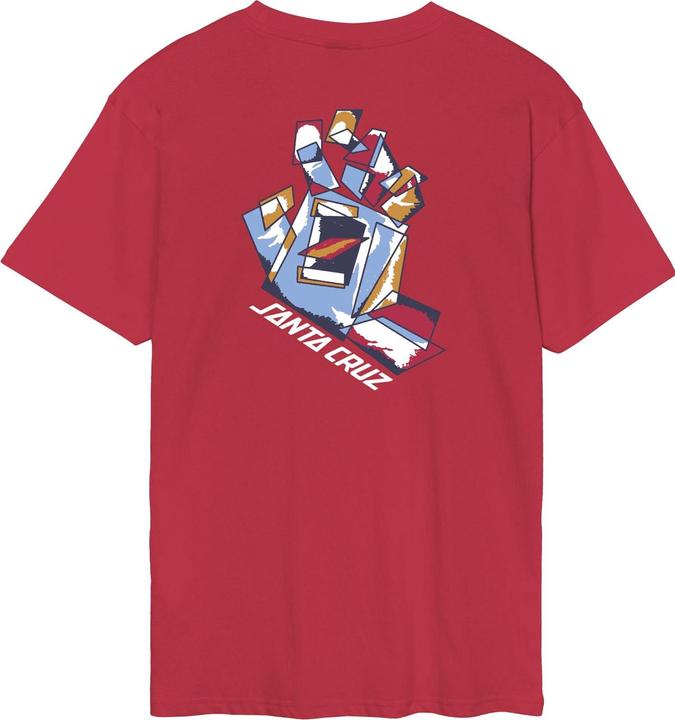 Produktbild Santa Cruz Screaming Scratched Hand Strip T-Shirt (L)