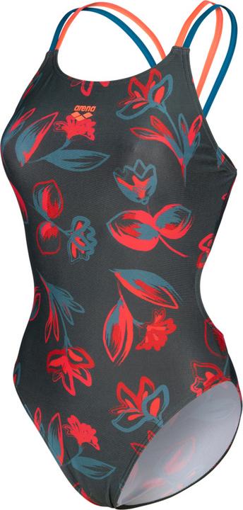 Arena W Floral Swimsuit Lace Plus Back
