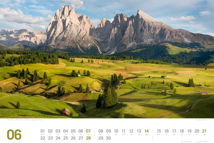 Produktbild Südtirol - von Bozen bis zu den drei Zinnen - ReiseLust Kalender 2026 (45 x 33 cm, Harter Einband, Deutsch)