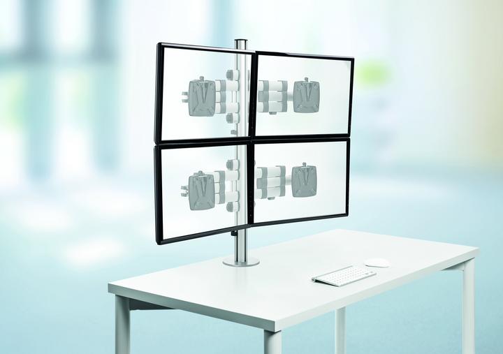 Produktbild Novus TSS Quattro Monitorarm-Set max. 48kg insg./stufenlos/Tischbef