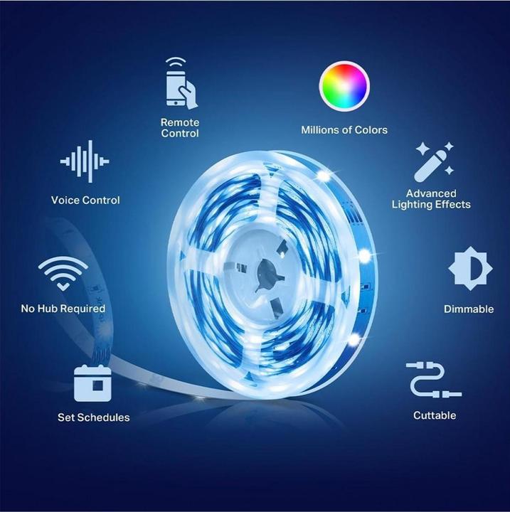 Produktbild TP-Link Tapo L900-10 (Mehrfarbig, 1000 cm, Indoor)