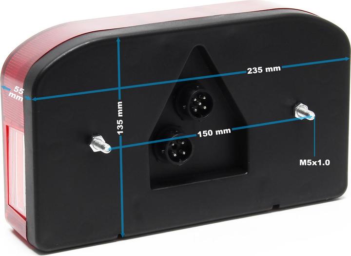 Produktbild Wiltec Anhänger Rückleuchte (P21/5W)