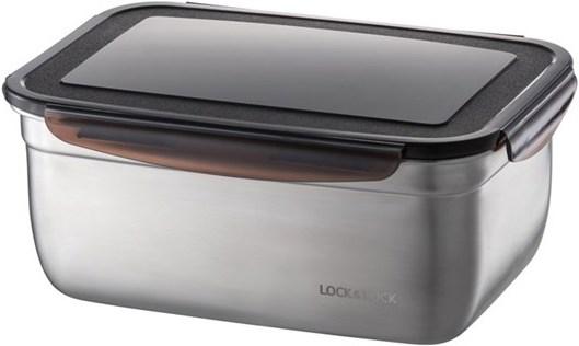 Actual product image Lock & Lock Stainless steel storage jar 3.6lt 265x185x110mm (3.60 l)