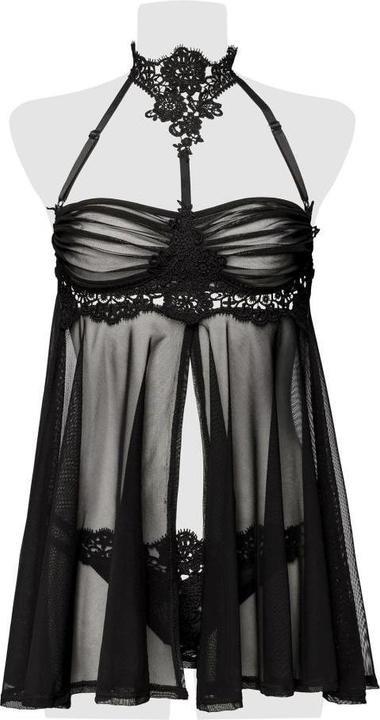 Produktbild Grey Velvet 2-tlg.Set aus Negligé lang plus Höschen (XL)
