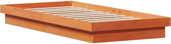 Produktbild VidaXL Bett mit LED-Beleuchtung Kiefer (90 x 190 cm)