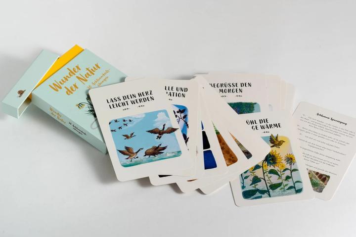 Produktbild Wunder der Natur - 30 Achtsamkeitsübungen (Deutsch, Freya Hartas, Emily Sharratt, 2021)