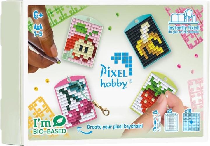 Actual product image Pixelhobby Pixel Schlüsselanhänger Themenbox - Früchte