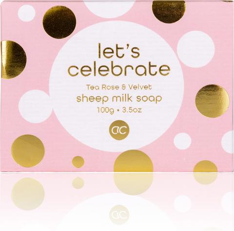 Accentra Seife aus Schafmilch LET'S CELEBRATE (Hartseife)