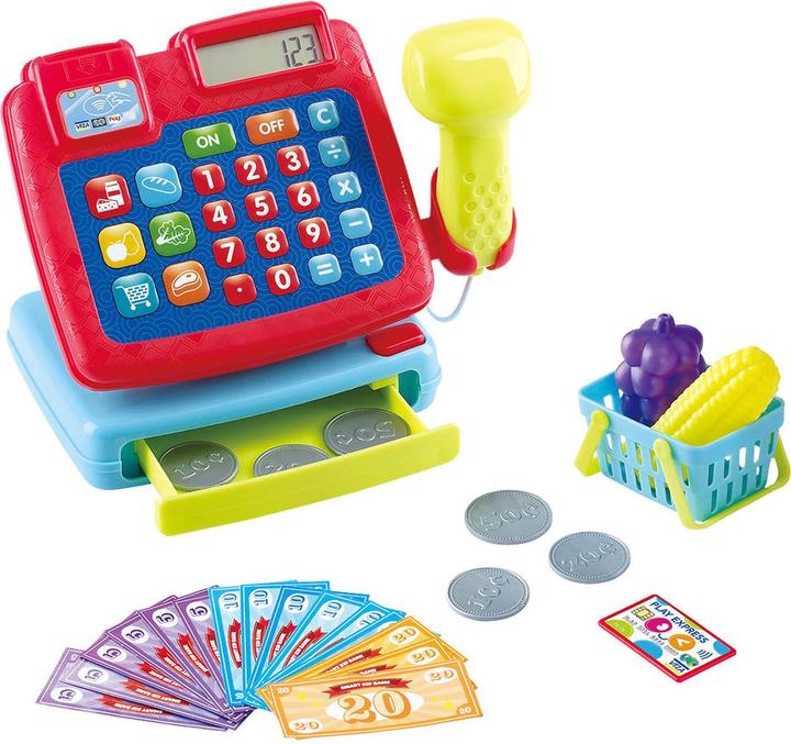 Actual product image Play cash register with accessories, 26 pcs.