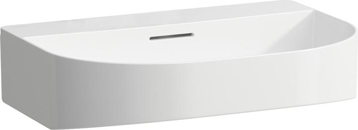 Produktbild Laufen Sonar Aufsatzwaschtisch, ohne Hahnloch, mit Überlauf, 600x420mm, geschliffen, H816342 (385 mm, 600 mm)