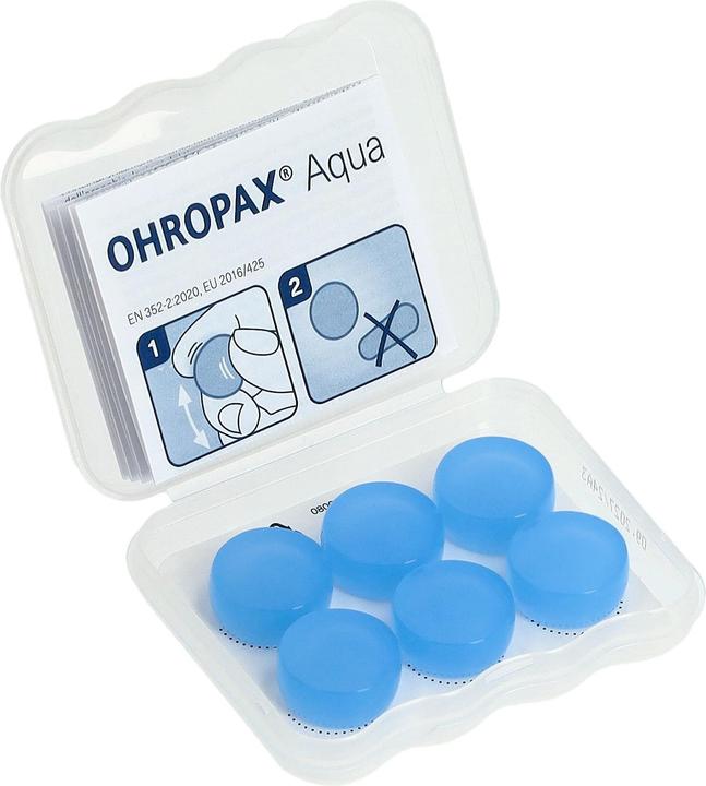 Actual product image Ohropax Silicon Aqua (6 x)