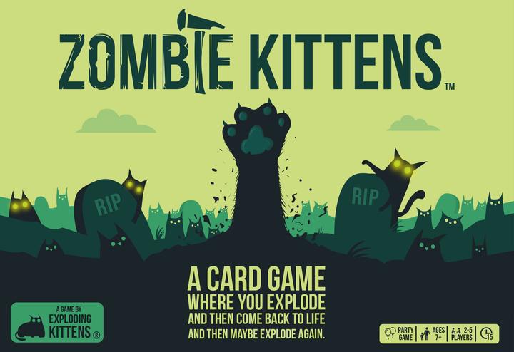 Produktbild Exploding Kittens Zombie Kittens Nordic - korttipeli (Englisch)