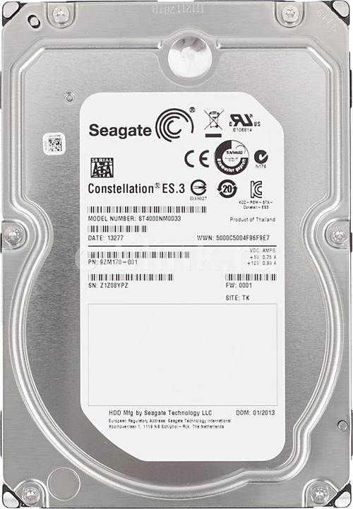 Actual product image Seagate Constellation ES.3 (4 TB, 3.5")