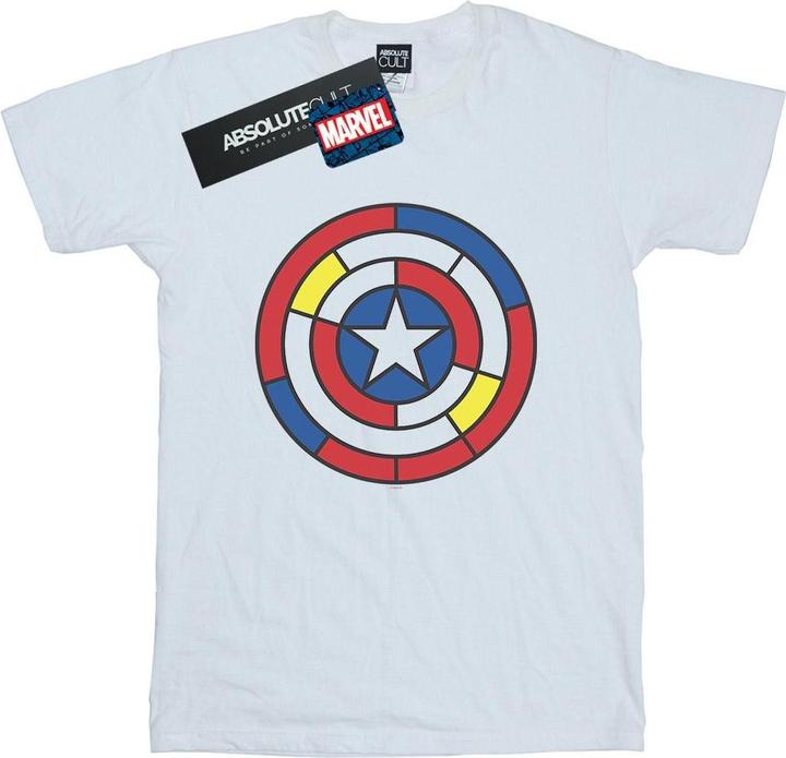 Captain America Stained Glass Shield TShirt (3XL)