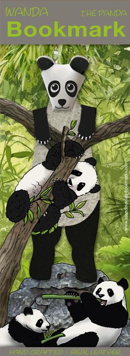 Actual product image Scandinavian Bookmarks Bookmark Panda