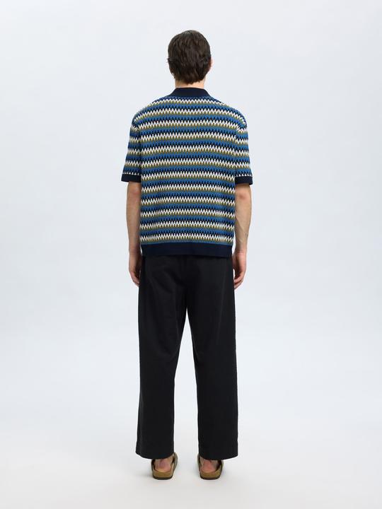 Produktbild Selected Homme Kurzärmeliges Polohemd aus Strick (L)