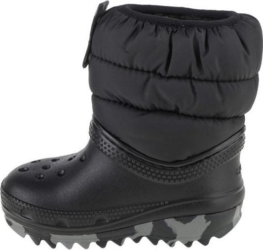 Actual product image Crocs Classic Neo Puff Boot Infant 207683-001 Czarne 23 (23)