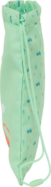 Actual product image Safta Backpack bag with straps Coches green 26 x 34 x 1 cm