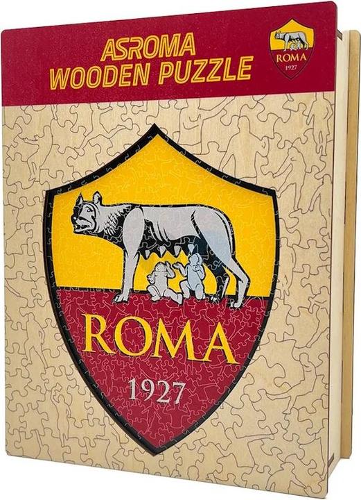 Actual product image Iconic AS Roma - Logo - Wooden Puzzle Size S (150 pieces) (150 pieces)