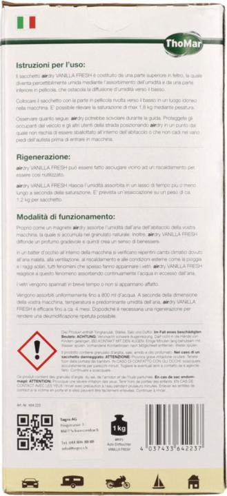 Immagine prodotto ThoMar Deumidificatore per auto a secco (19.20 l/24h)