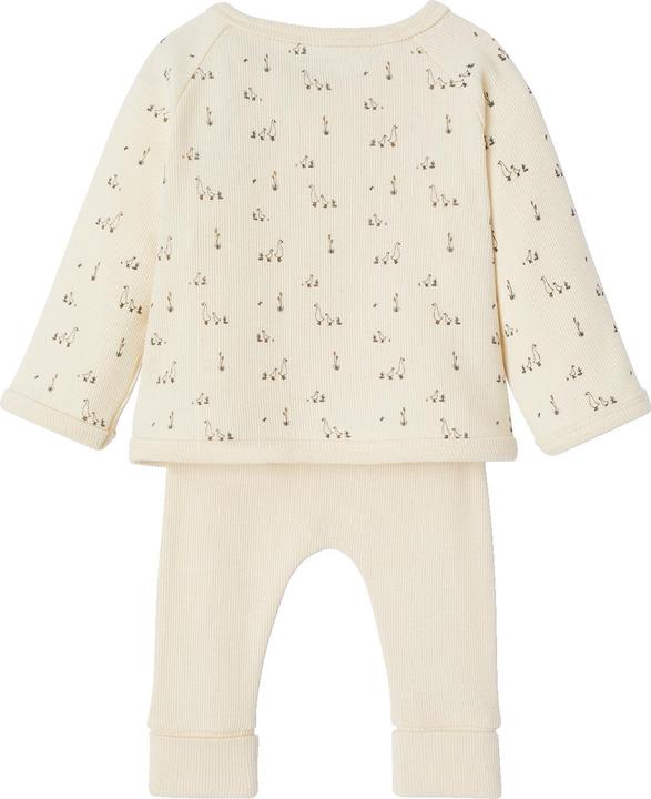 Produktbild Vertbaudet Bio-Kollektion: Baby Geschenk-Set: Jacke, Hose, Mütze & Halstuch mit Gänsen (74)