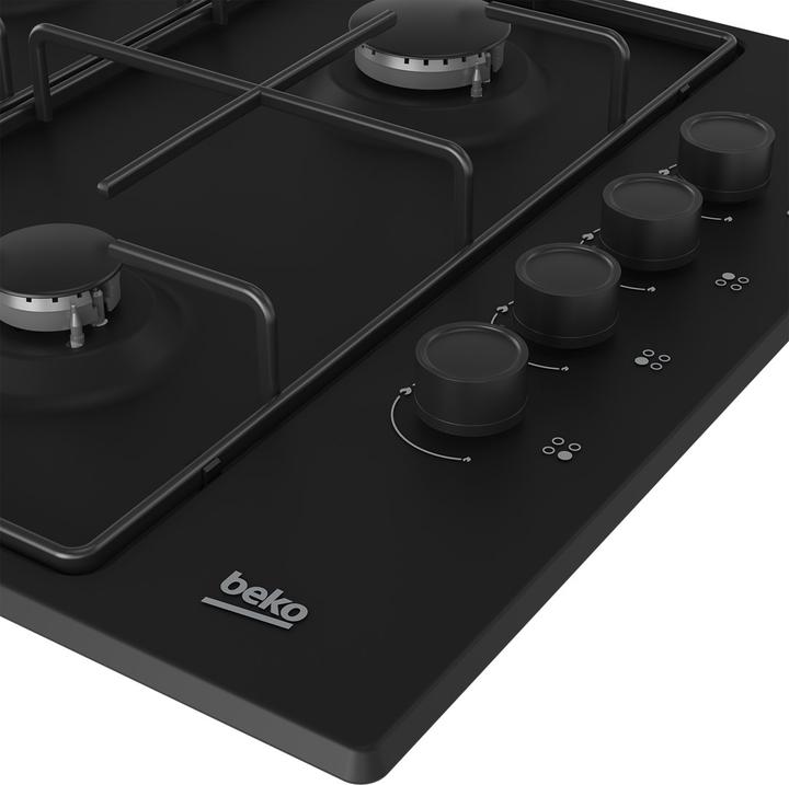 Productafbeelding Beko HIBG64120SB Kookplaat Geïntegreerde gaskookplaat 4 zone(s)