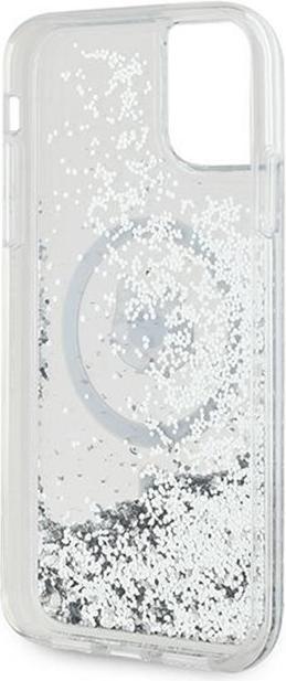 Produktbild Karl Lagerfeld KLHMN61LGCHSGH iPhone 11 / Xr 6.1" hardcase transparent Liquid Glitter Choupette Head (Apple iPhone 11, Apple iPhone XR)