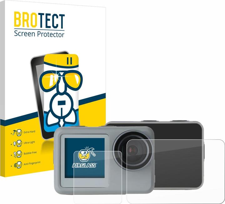 BROTECT AirGlass Panzerglasfolie (Actioncam 9s Plus)