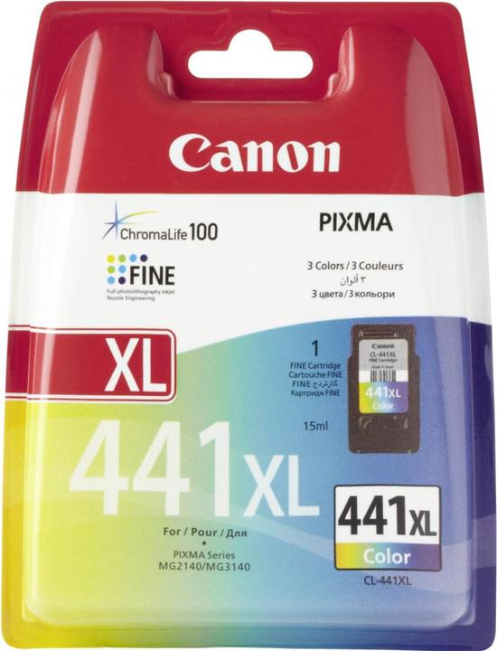 Actual product image Canon CL-441 XL EMB color (M, C, Y)
