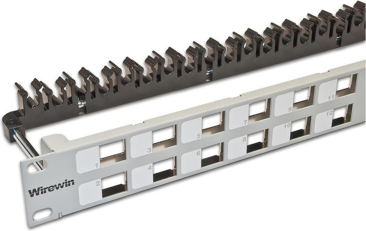 Produktbild Wirewin 24-Port 1HE Patchpanel, geschirmt